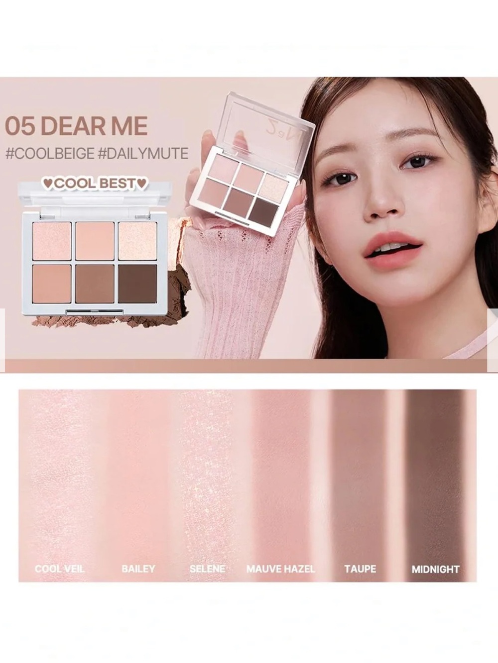 2aN Better Me Eye Palette in 05 Dear Me NEW